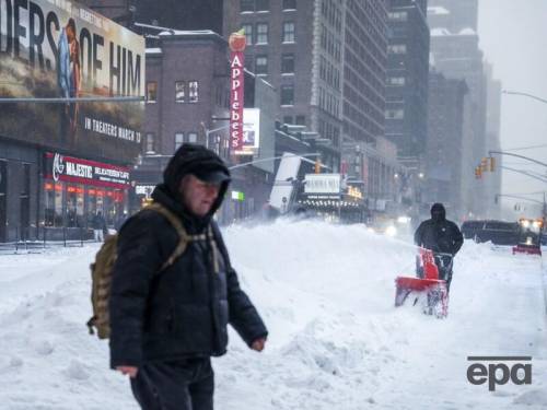 Снігова буря в Штатах: Місцями понад 30 см опадів, 11 жертв.