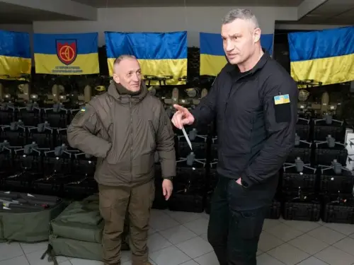 Київська громада передала 112-й бригаді тероборони близько двох тисяч БПЛА та пунктів управління безпілотниками, – Кличко