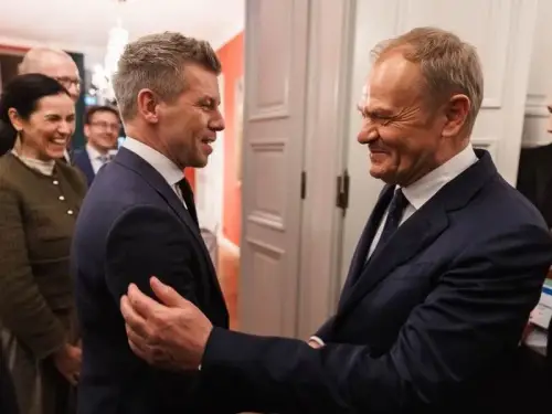 “Мене звати Дональд”, – пожартував Туск про прізвище колеги Мадяра.