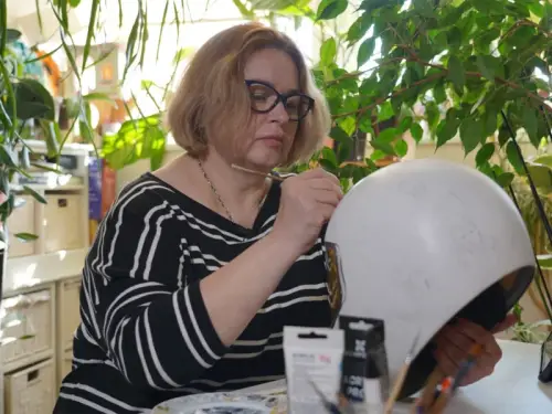 Гераскевич, спортсмен-скелетоніст, покаже “шолом спогадів” у музеї “Голоси Миру” від Фонду Ріната Ахметова.