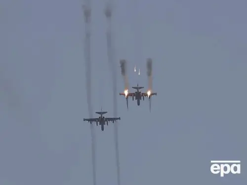 У Киргизії російський Су-25 випадково скинув два заряди під час тренувань.