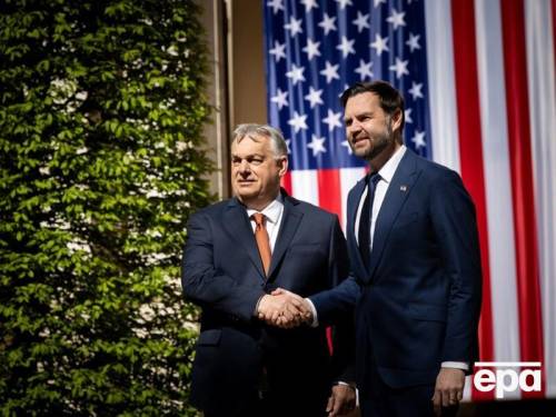 ЗМІ: візит Венса вплинув на падіння рейтингу партії Орбана.