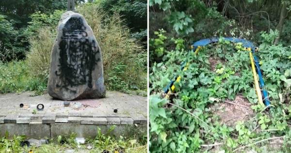 Польща: пам’ятник УПА зазнав вандалізму, посольство України висловило засудження
