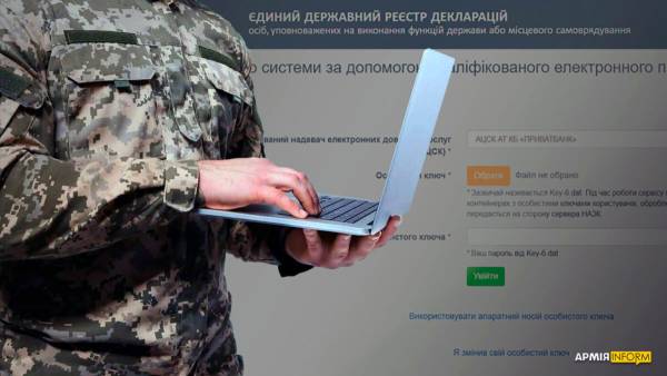 Уряд продовжив засекречення декларацій військових на рік після перемоги