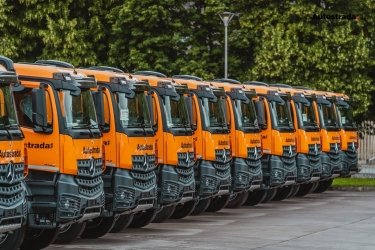 Автострада інвестувала мільярд у сотню нових самоскидів