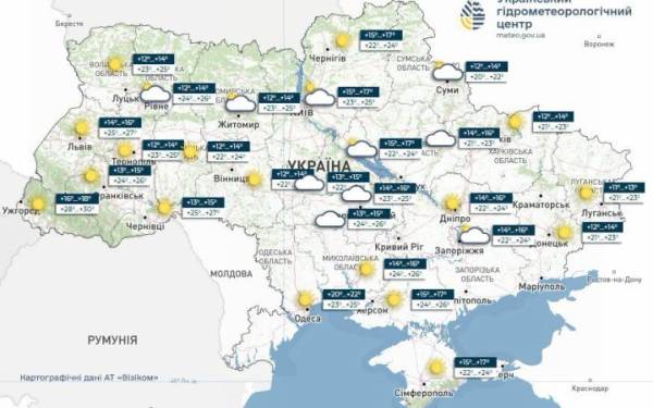 В Україні на вихідних пануватиме тепло, опадів не очікується