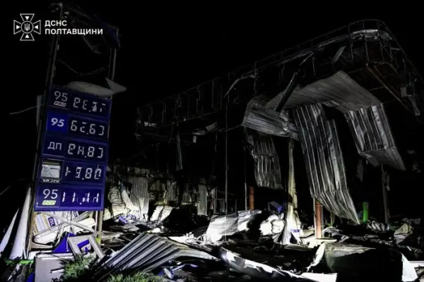 Росіяни розгромили всі АЗС на Полтавщині за одну ніч