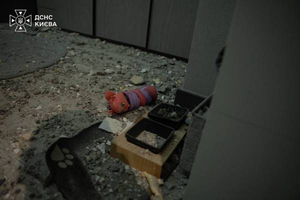 Російська атака пошкодила багатоповерхівку в Голосієві