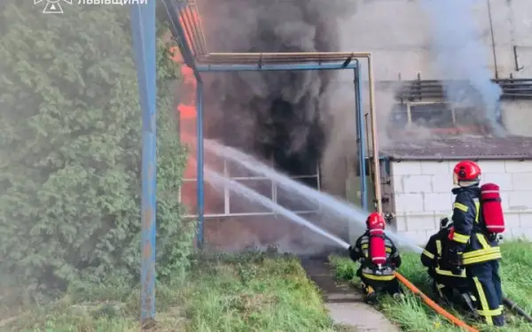П’ятеро постраждалих: у Львові вогонь охопив склад з аерозолями