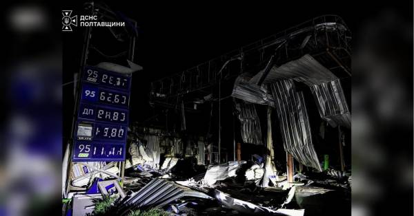 Росія цілеспрямовано нищить паливну інфраструктуру Полтавщини, загрожуючи АЗС