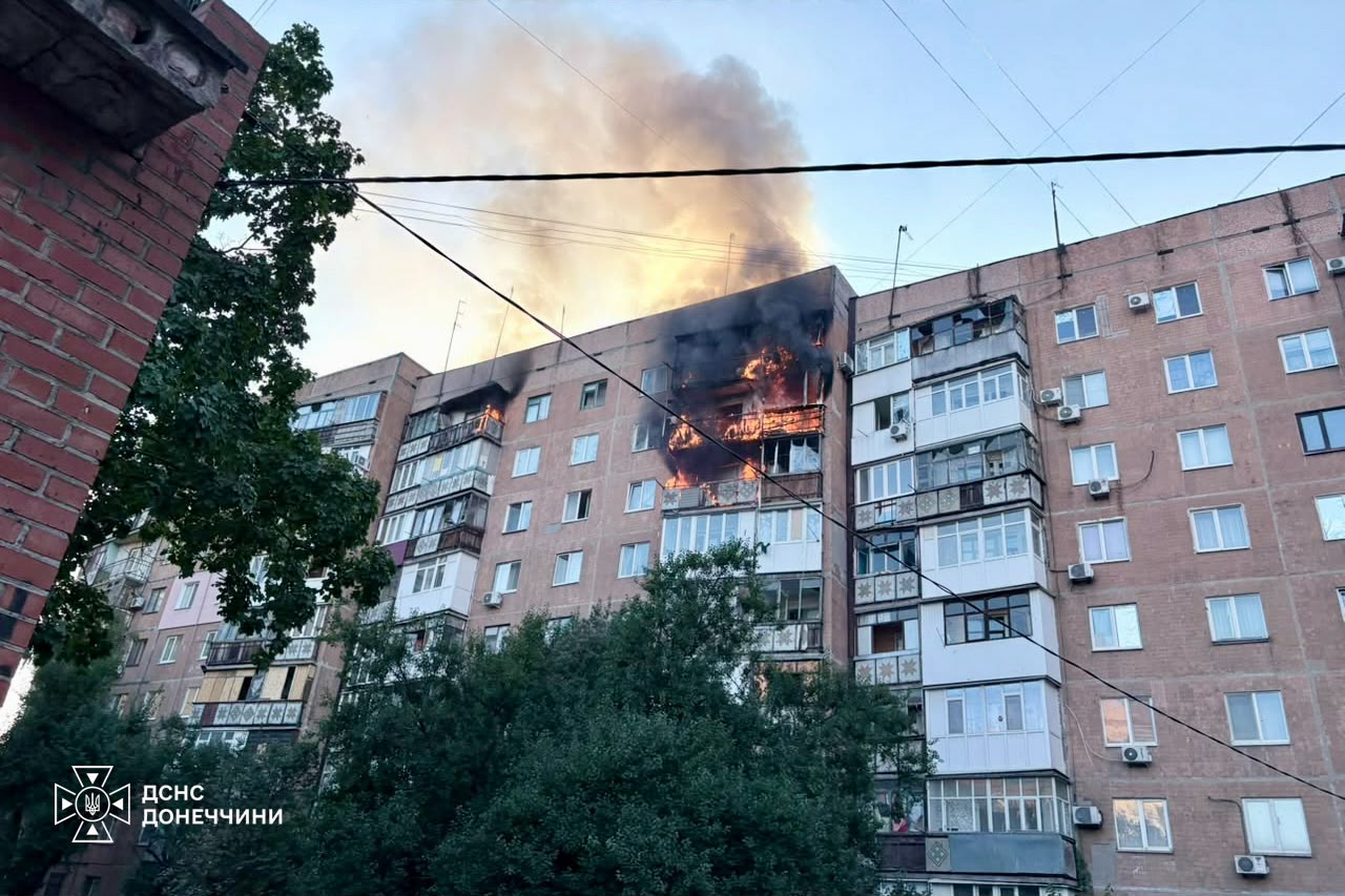 Наслідки атаки дронів у Краматорську