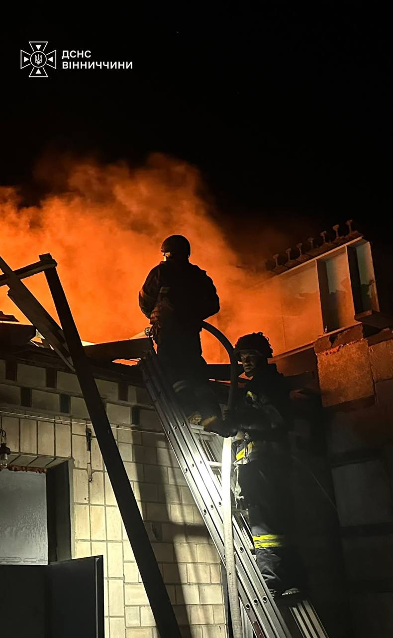 Наслідки удару БПЛА на Вінниччині