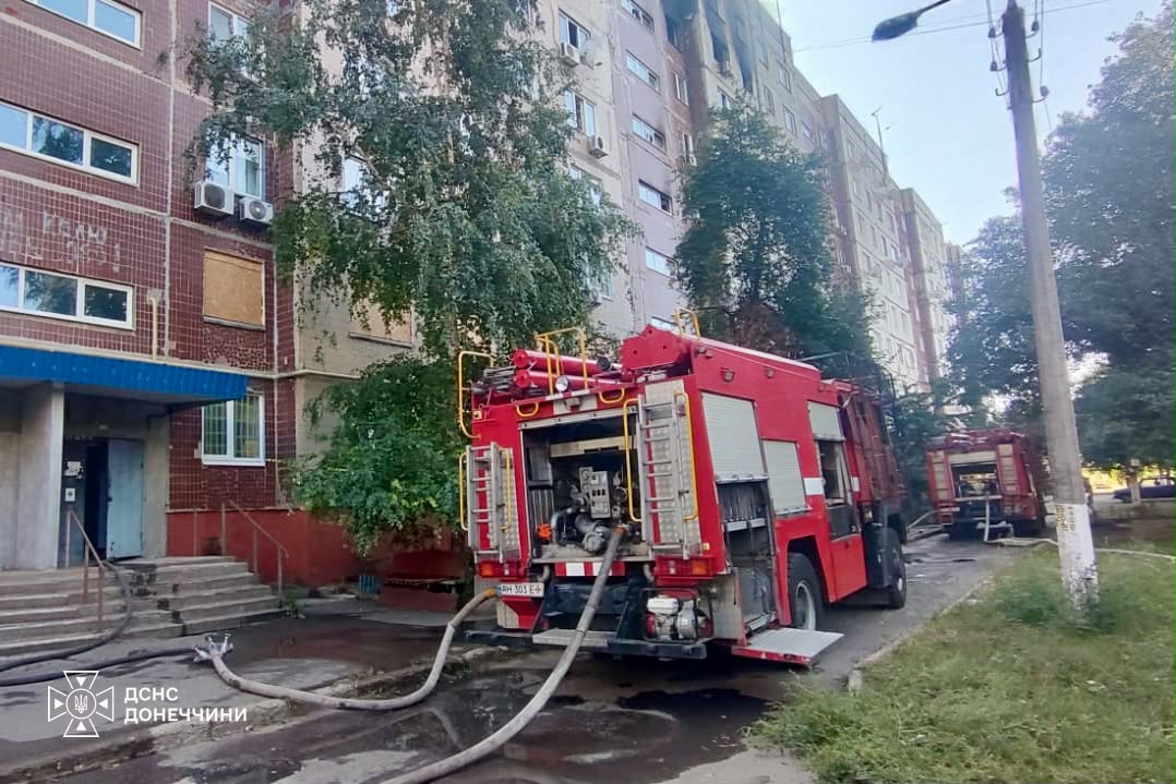 Наслідки атаки дронів у Краматорську