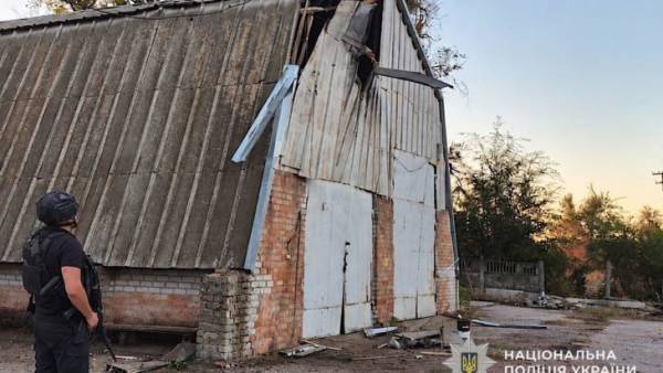 Наслідки обстрілу в Нікопольському районі