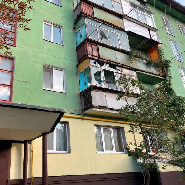 Збитки від ворожої атаки на Дніпропетровщині